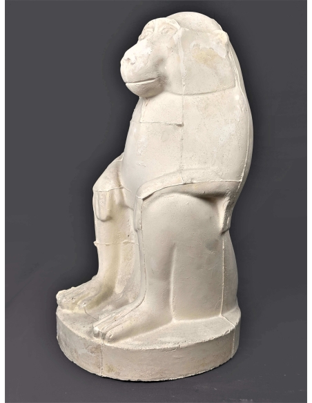 Thot représenté en babouin ou singe cynocéphale - musée du Louvre Thot représenté en babouin ou singe cynocéphale - musée du Louvre