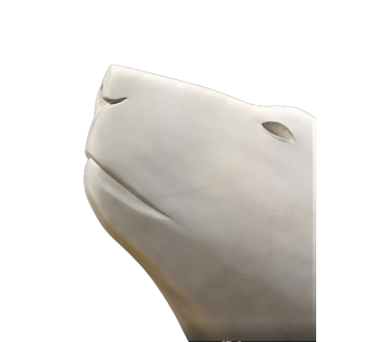 Polar bear head by François Pompon
