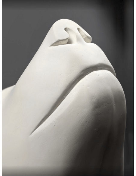 Tête ours blanc par François Pompon Tête ours blanc par François Pompon