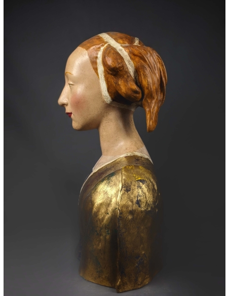 Santa Constanza llamada la bella florentina por Desiderio da Settignano Santa Constanza llamada la bella florentina por Desiderio da Settignano