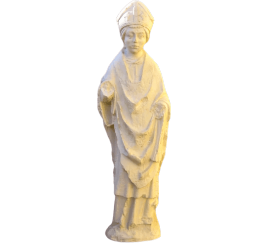 Statue évêque - élément de la cathédrale Reims