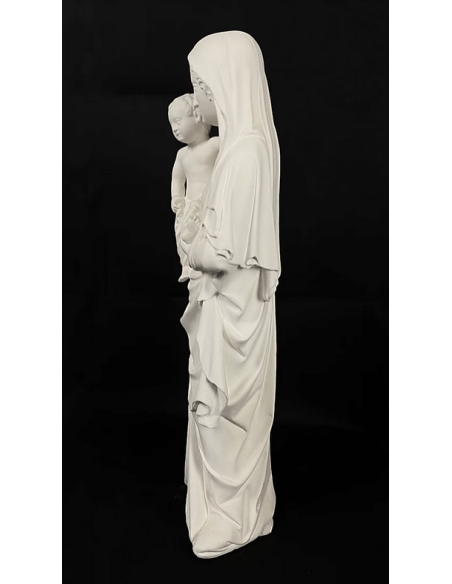 Estatua de la Virgen con el niño por Juan de Lieja