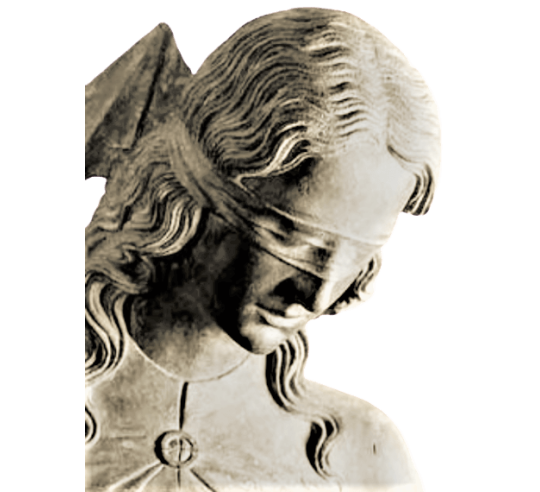 Estatua de la sinagoga vencida Catedral de Estrasburgo
