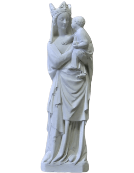 Estatua de la Virgen con el niño