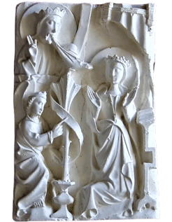 Bas relief of the Annunciation