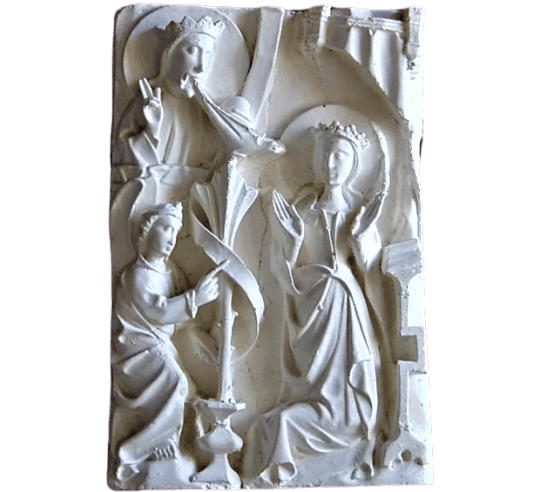 Bas relief of the Annunciation