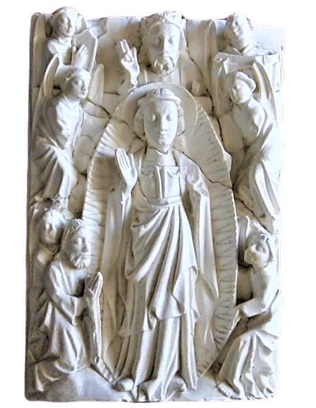 Bas relief of the Ascension of Jesus Christ