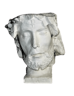 Bust of Jesus Christ church Saint Sauveur of Beauvais