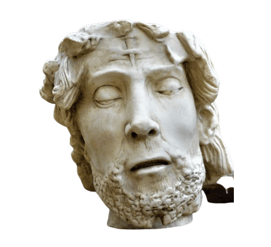 Bust of Jesus Christ church Saint Sauveur of Beauvais