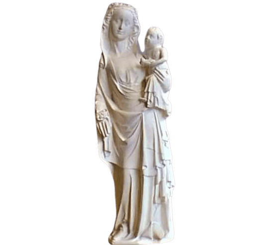 Estatua de la Virgen María con el Niño - Catedral de Reims