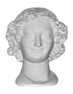 Busto Ángel de la sonrisa o la sonrisa de Reims - catedral de Reims