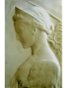 Bas-relief of Saint Cecilia by Donatello