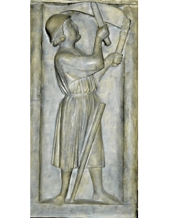 Bas relief the reaper - The Cathedral of Notre Dame de Paris