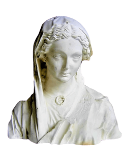 Busto de la Virgen de la Visitación - Catedral de Reims