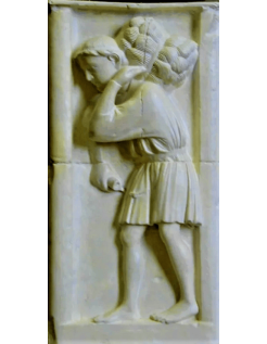Bas relief le moissonneur - Cathédrale Notre dame de Paris