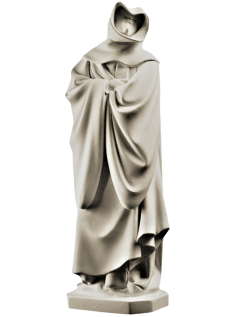 Estatua monje llorón de Dijon conocida como n°22 - Tumba de Felipe el Atrevido