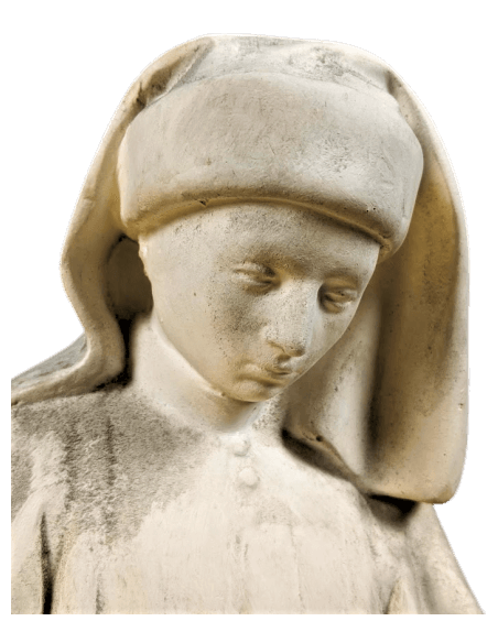 Estatua monje llorón de Dijon conocida como n°73 - Tumba de Felipe el Atrevido