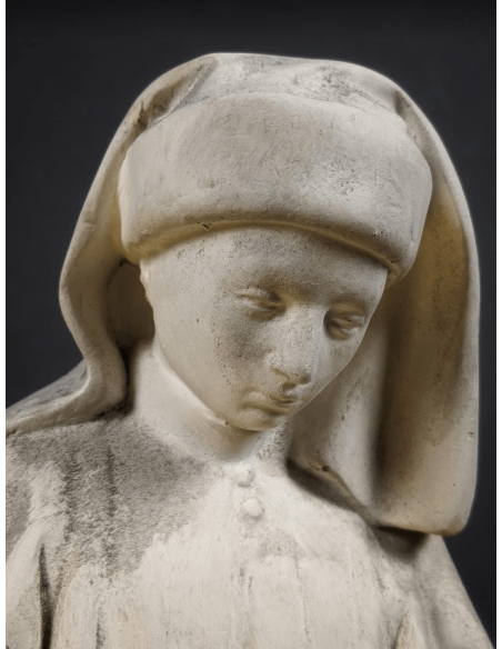 Estatua monje llorón de Dijon conocida como n°73 - Tumba de Felipe el Atrevido