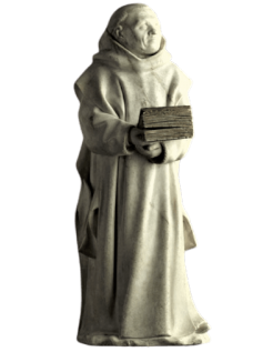 Estatua de Llorón n°9 (Cartujo) por Claus Suter - Tumba de Felipe el Atrevido