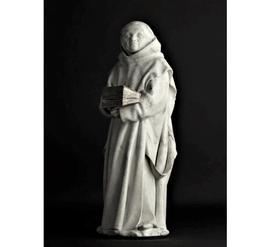 Estatua de Llorón n°9 (Cartujo) por Claus Suter - Tumba de Felipe el Atrevido