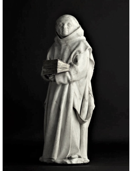 Estatua de Llorón n°9 (Cartujo) por Claus Suter - Tumba de Felipe el Atrevido Estatua de Llorón n°9 (Cartujo) por Claus Suter - Tumba de Felipe el Atrevido