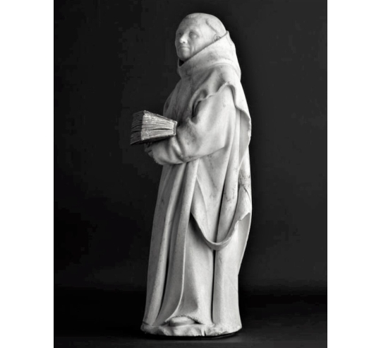 Estatua de Llorón n°9 (Cartujo) por Claus Suter - Tumba de Felipe el Atrevido