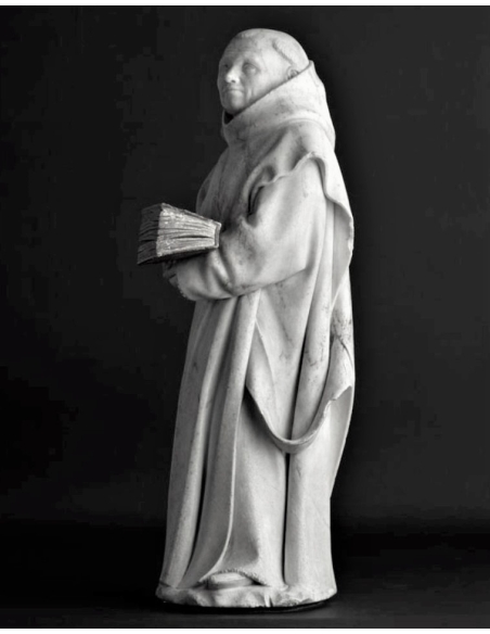 Estatua de Llorón n°9 (Cartujo) por Claus Suter - Tumba de Felipe el Atrevido Estatua de Llorón n°9 (Cartujo) por Claus Suter - Tumba de Felipe el Atrevido