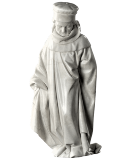 Estatua de Llorón n°71 por Juan de la Huerta - Tumba de Juan sin Miedo