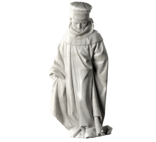 Mourner Statue of Dijon n°71 by Jean de la Huerta - Tomb of John the Fearless