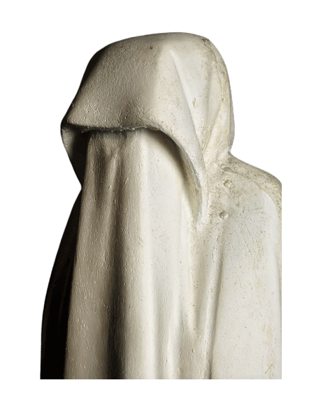 Statue de Pleurant voilé, cachant son visage par Jean de Cambrai Statue de Pleurant voilé, cachant son visage par Jean de Cambrai