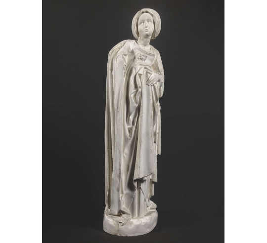 Statue of Mourner, young mourning courtesan