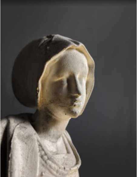 Statue of Mourner, young mourning courtesan Statue of Mourner, young mourning courtesan