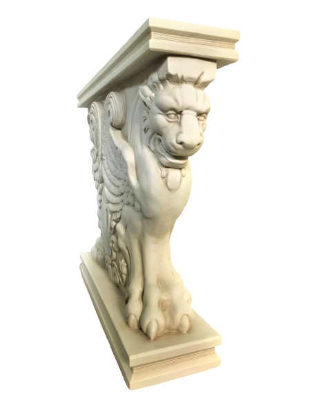 Winged Lion Table Leg: Majestic Style for Your Interior.