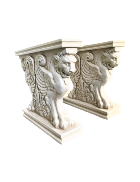 Pie de Mesa León Alado