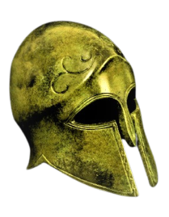 Ancient Corinthian Helmet in bronze