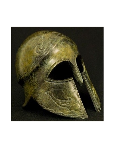 Casque corinthien antique en bronze Casque corinthien antique en bronze