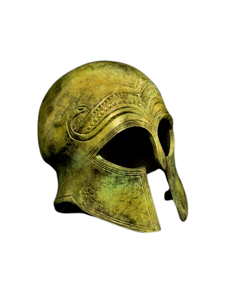 Ancient Athenian Helmet in bronze inspired by Metropolitan Museum of Art Ancient Athenian Helmet in bronze inspired by Metropolitan Museum of Art