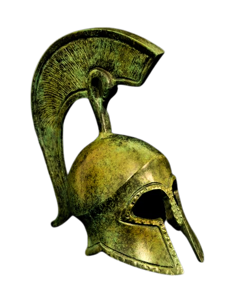 Ancient Greek Helmet in bronze