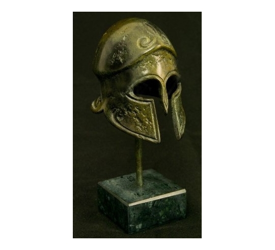Ancient Corinthian Helmet in bronze