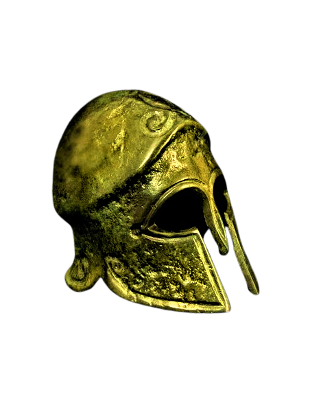 Ancient Corinthian Helmet in bronze Ancient Corinthian Helmet in bronze