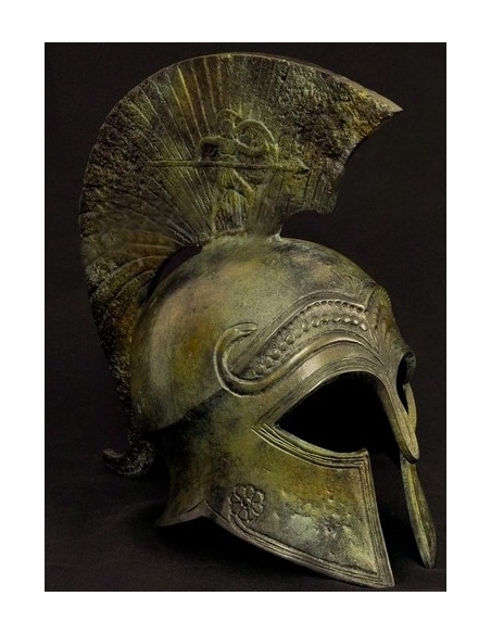 Ancient Corinthian Helmet in bronze inspired by Metropolitan Museum of Art Ancient Corinthian Helmet in bronze inspired by Metropolitan Museum of Art