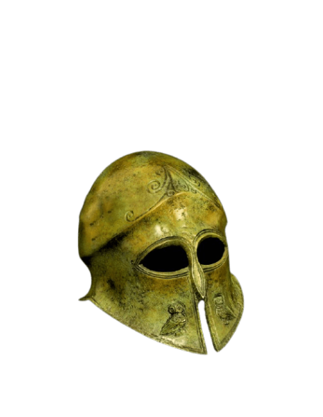 Casque d'hoplite athénien en bronze Casque d'hoplite athénien en bronze