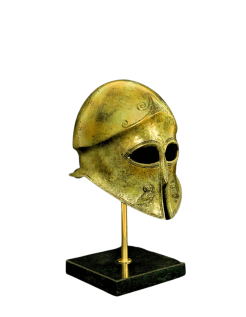 Casque d'hoplite athénien en bronze