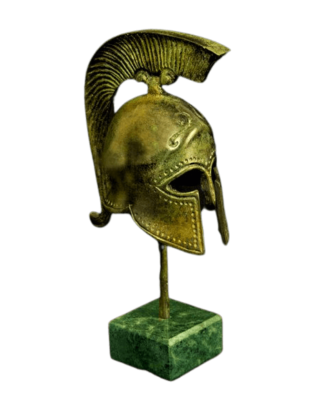 Yelmo espartano en bronce