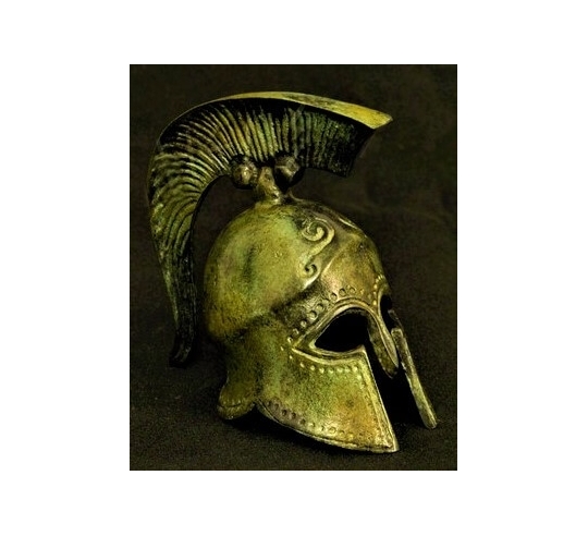 Yelmo espartano en bronce