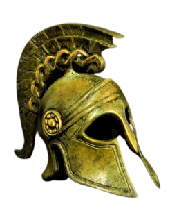 Yelmo espartano en bronce