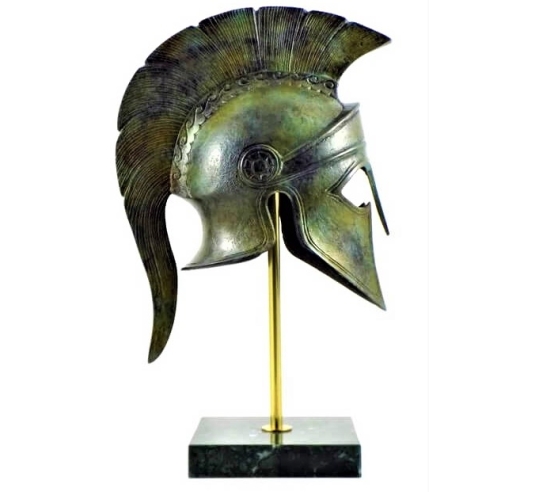 Yelmo espartano en bronce