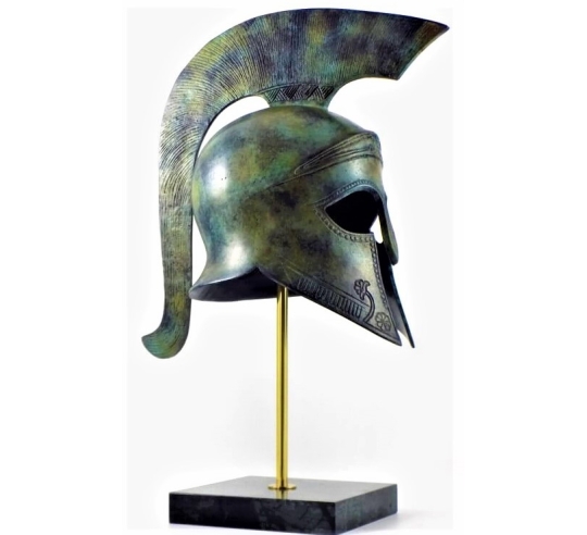 Grand casque corinthien en bronze