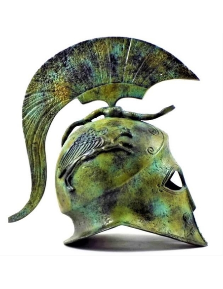 Casque de la déesse Athéna aux griffons Casque de la déesse Athéna aux griffons