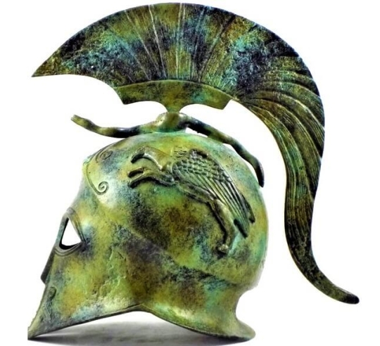 Casque de la déesse Athéna aux griffons